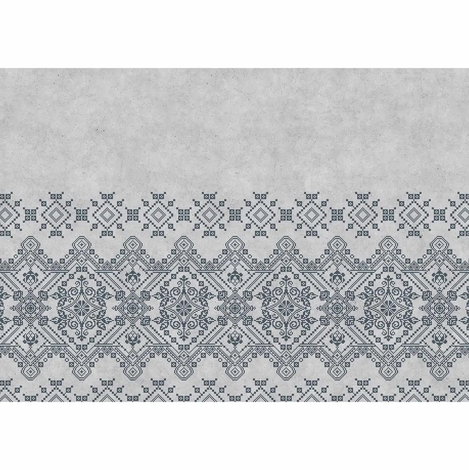 Fototapete Vlies Nordisch Grafisch grau blau Premium