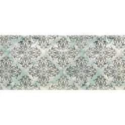 Fototapete Vlies Ornamente Barock blau grau