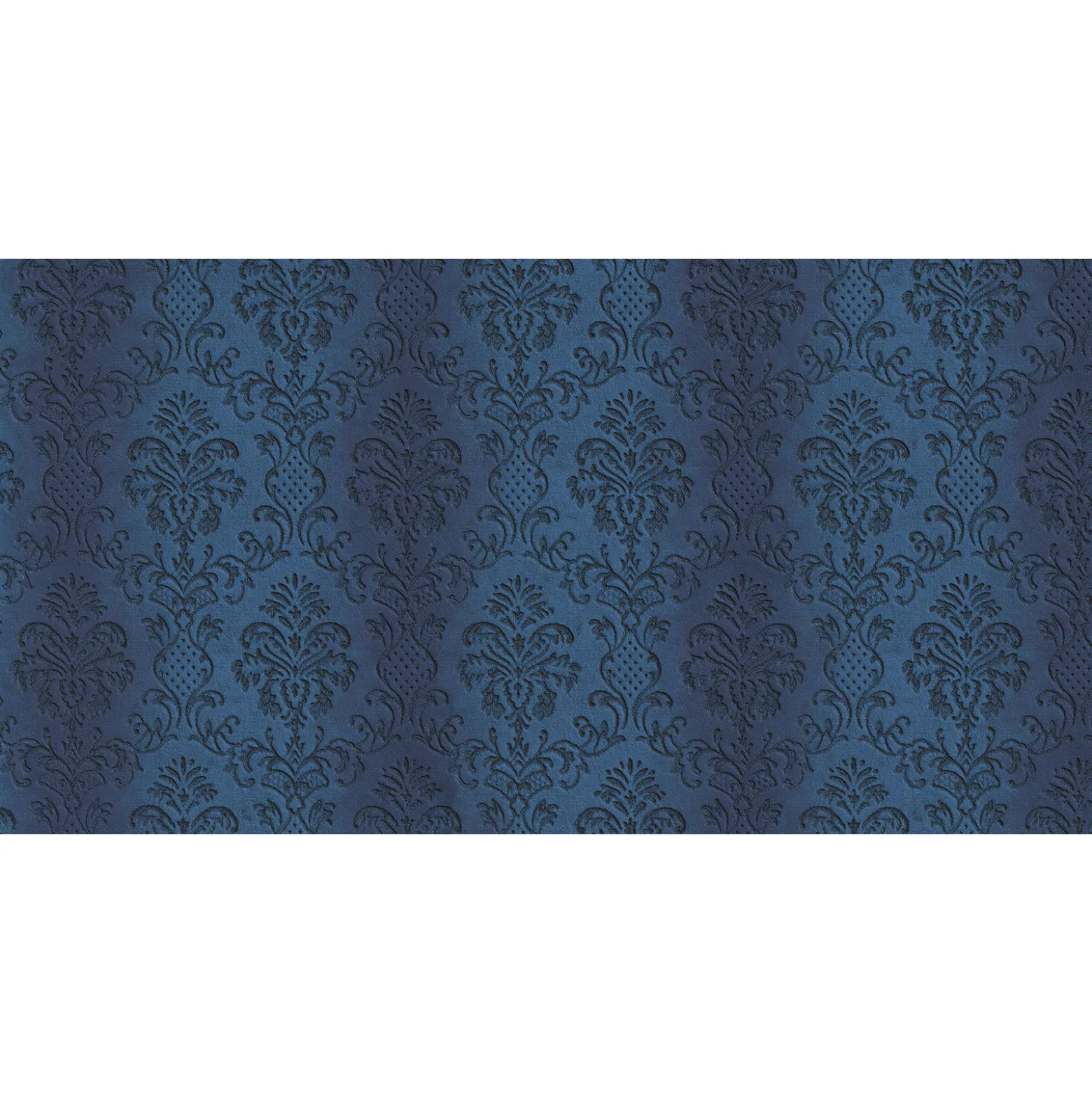 Fototapete Vlies Ornamente Barock blau