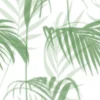 Fototapete Vlies Palmen Blätter Floral grün weiß 47209
