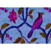 Fototapete Vlies Paradiesvogel blau pink Premium