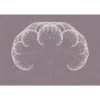 Fototapete Vlies Pusteblume Grafisch taupe Premium