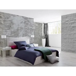 Fototapete Vlies Putz Steinwand grau silber