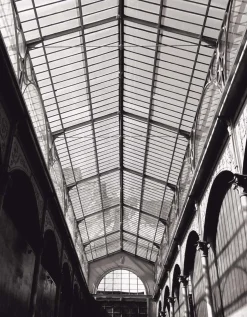 Fototapete Vlies Rasch Fenster Fabrik Schwarz Weiß