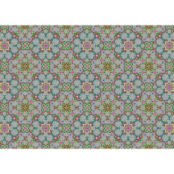Fototapete Vlies Retro Grafik 3D grau pink