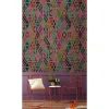 Fototapete Vlies Retro Pop Rauten beige bunt Premium
