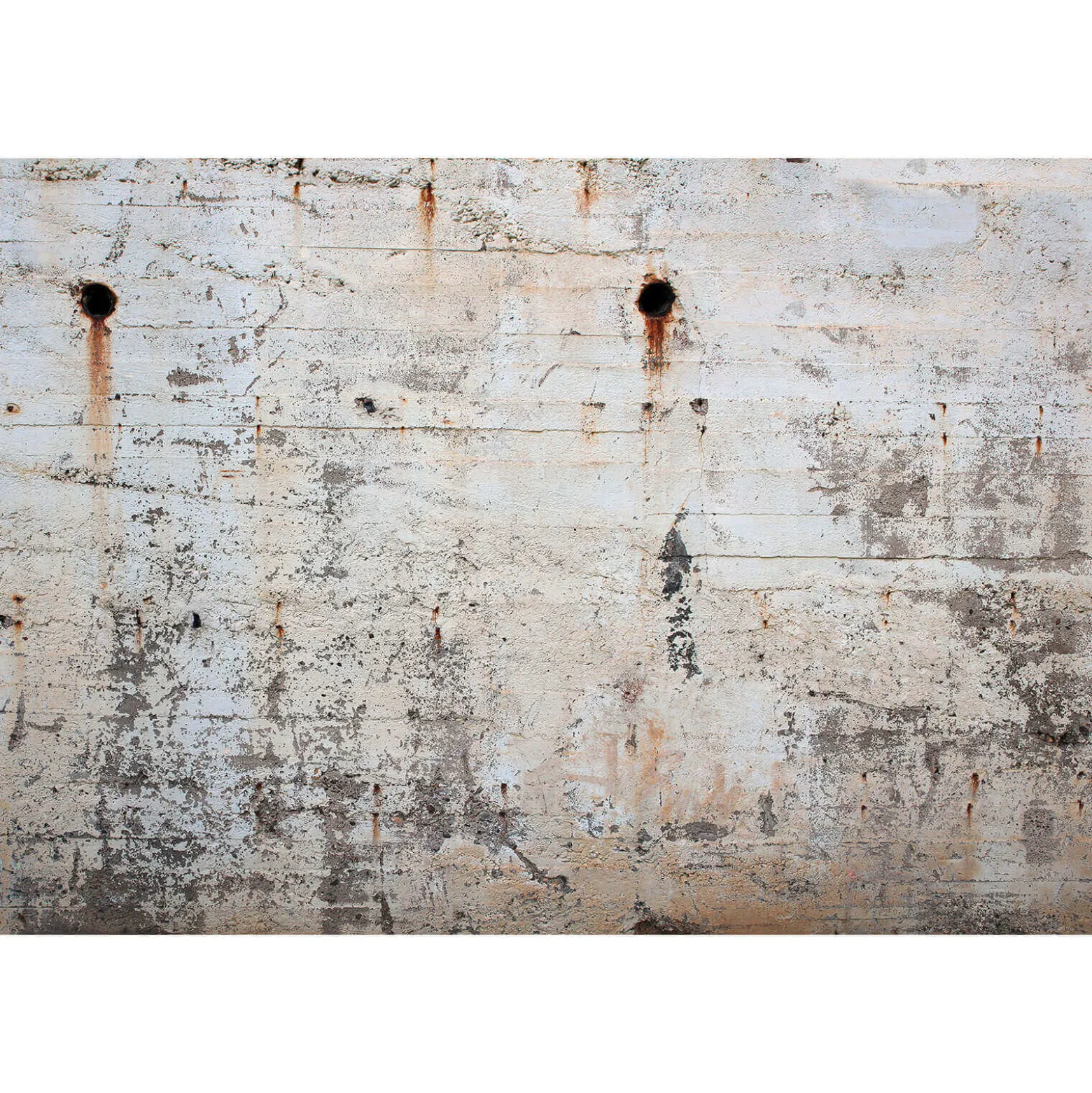Fototapete Vlies Stein Beton-Wand Rost grau