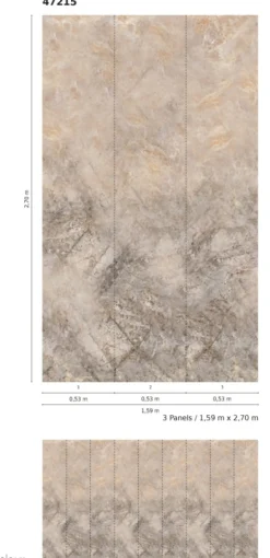 Fototapete Vlies Stein-Muster Marmor grau beige 47215