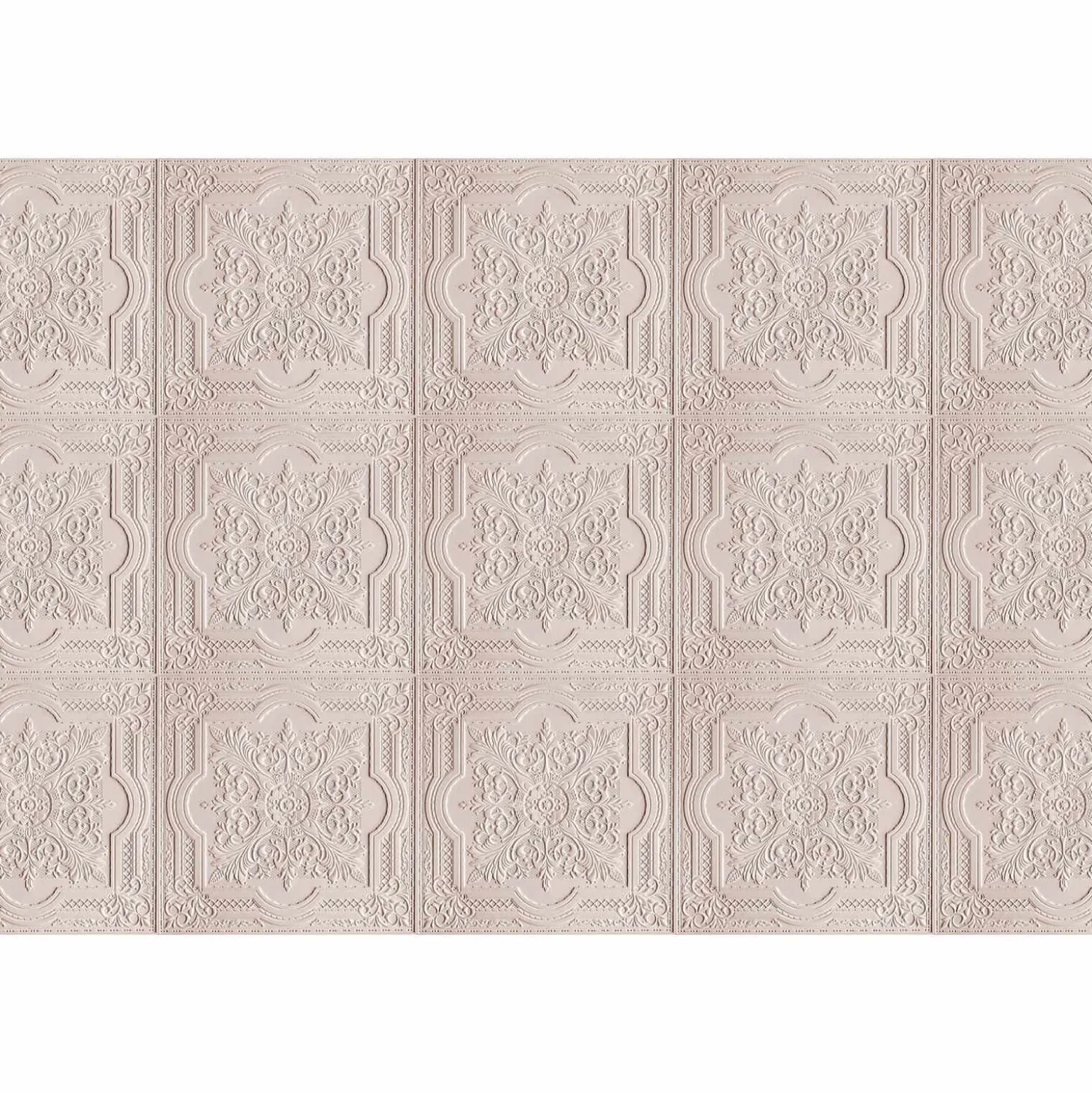 Fototapete Vlies Stuck Ornamente grau beige Premium