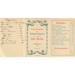 Fototapete Vlies Tabak Bestellung Flyer beige