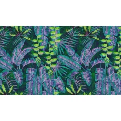Fototapete Vlies Tropisch Blätter violett blau Premium
