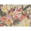 Fototapete Vlies Vögel Exotisch beige rosa rot Premium