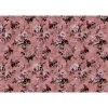 Fototapete Vlies Vintage Rosen rosa rot grün Premium