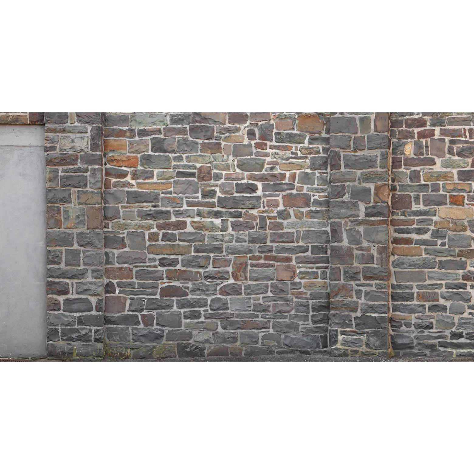 Fototapete Vlies Wand Steinmauer braun grau