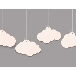 Fototapete Vlies Wolken Mobile Kinder grau weiß