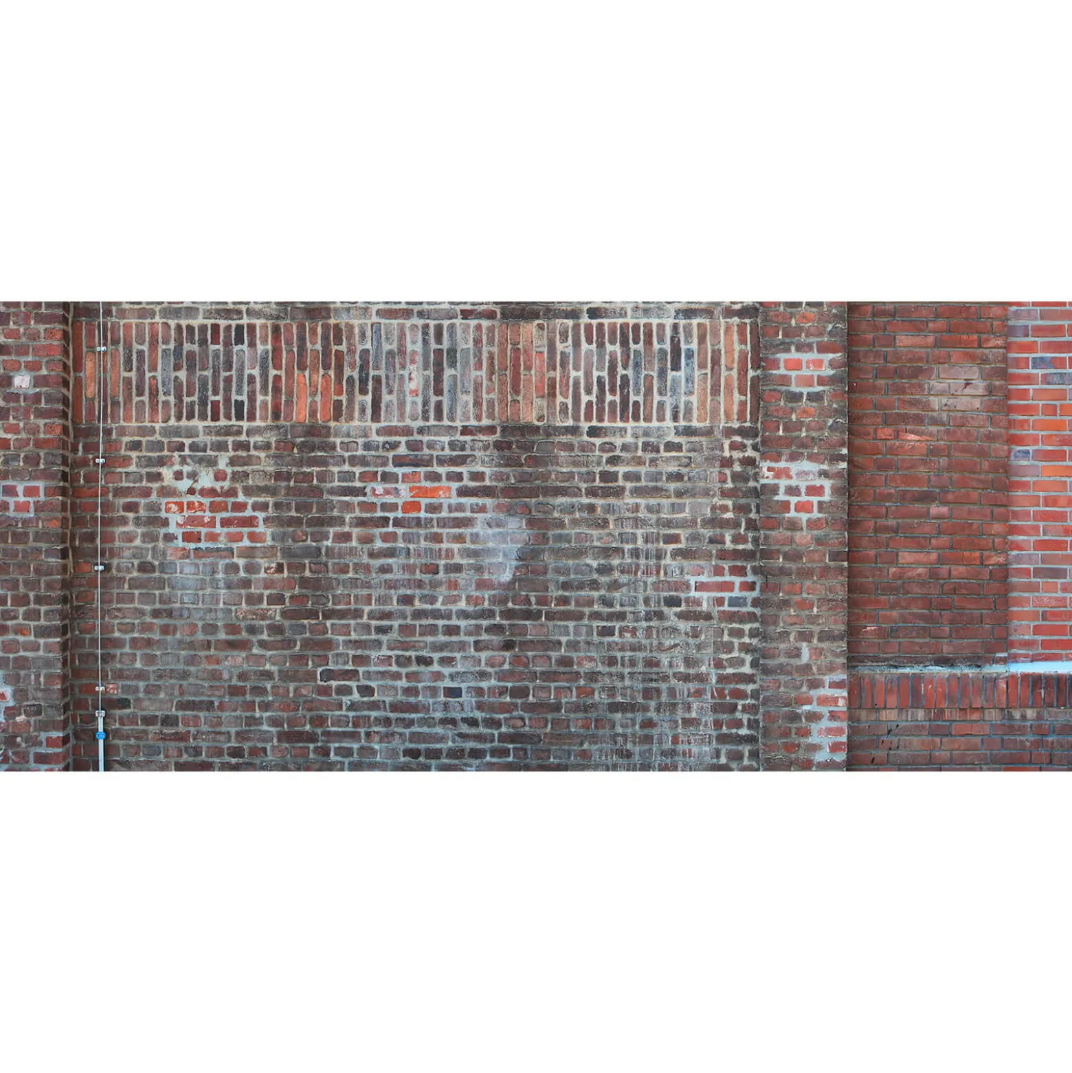 Fototapete Vlies Ziegelsteine Mauer braun rot