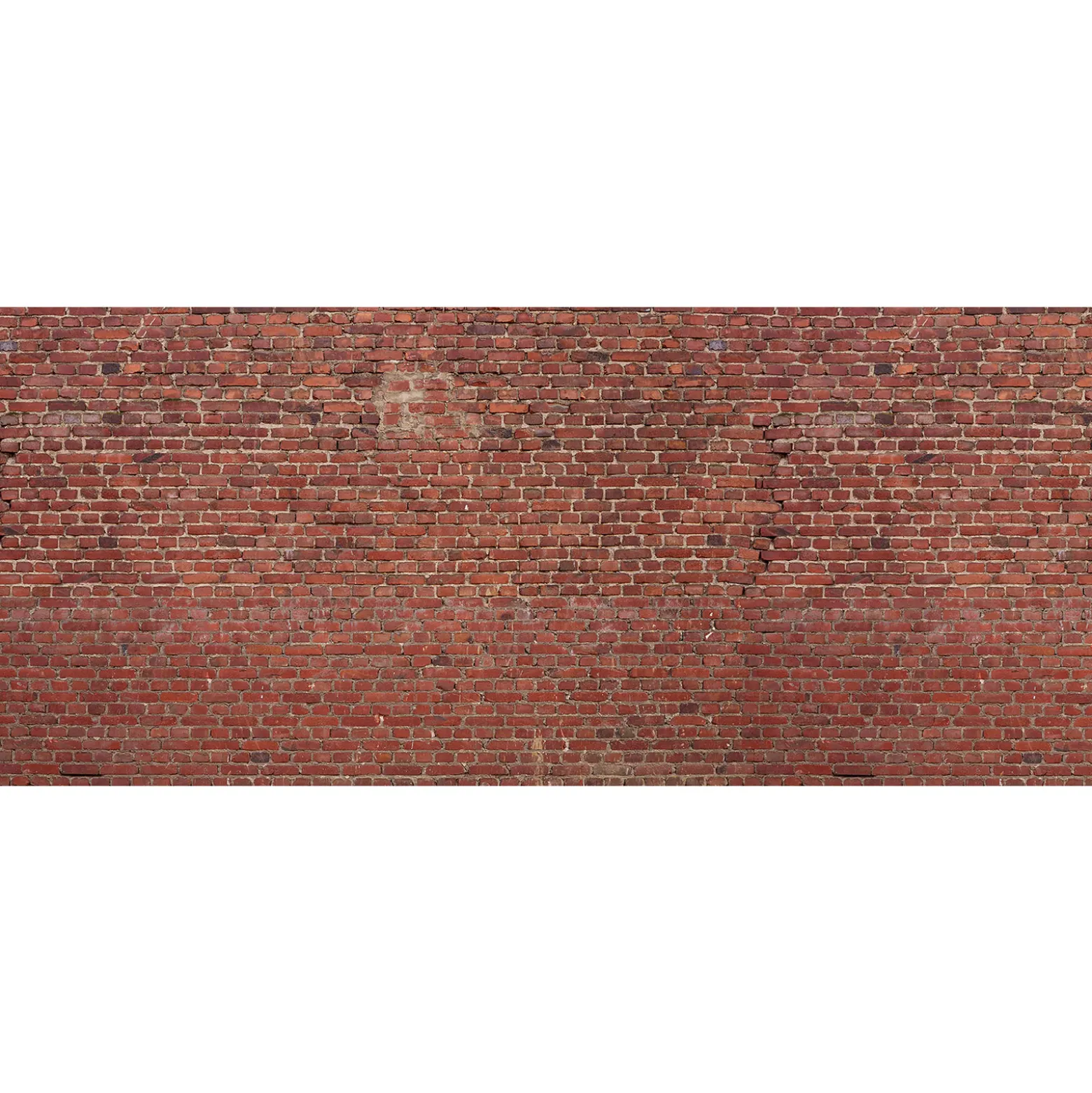 Fototapete Vlies Ziegelstein-Mauer kupfer rot