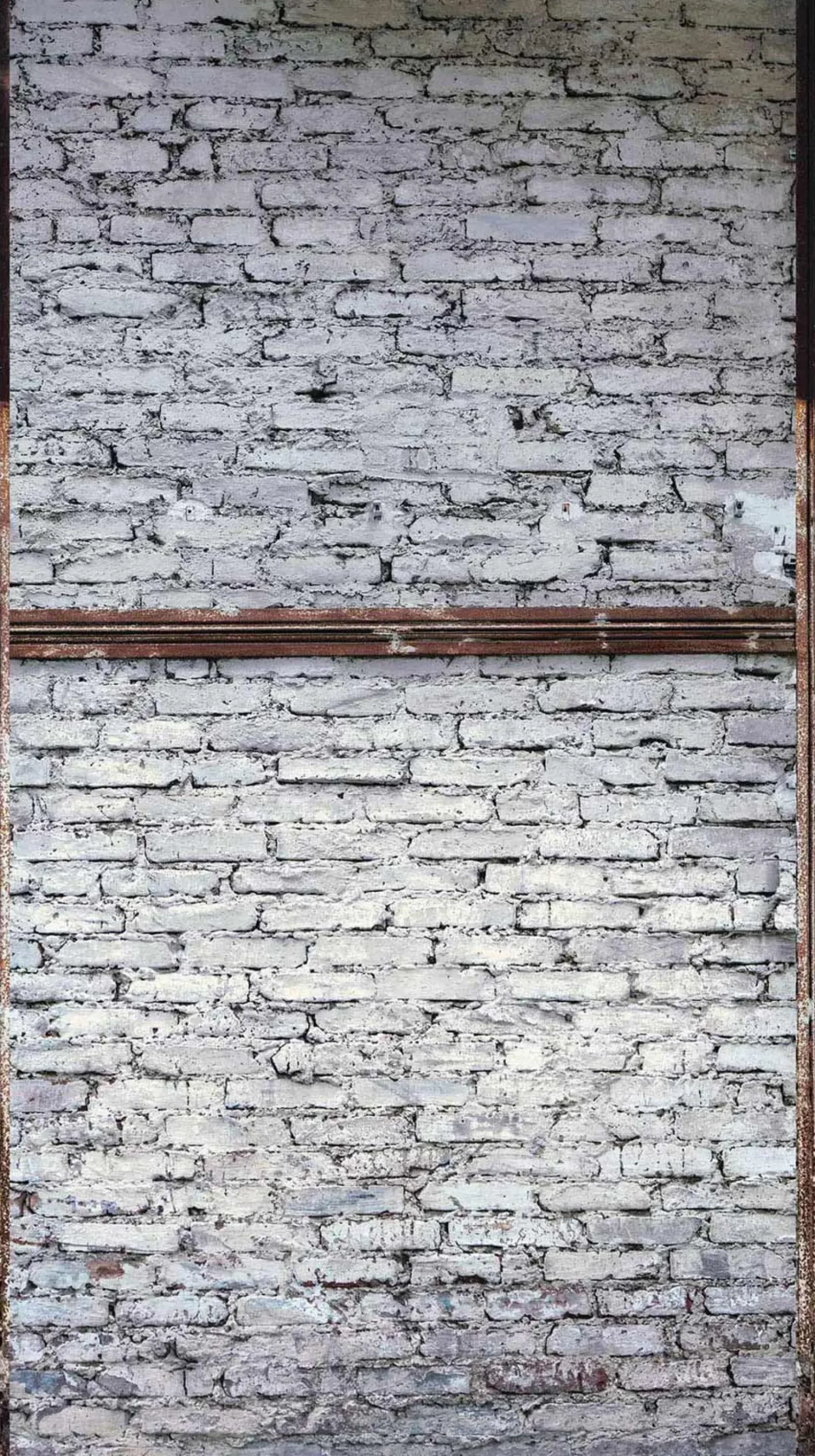 Fototapete Vlies Ziegelsteine Mauer grau weiß 38351-1