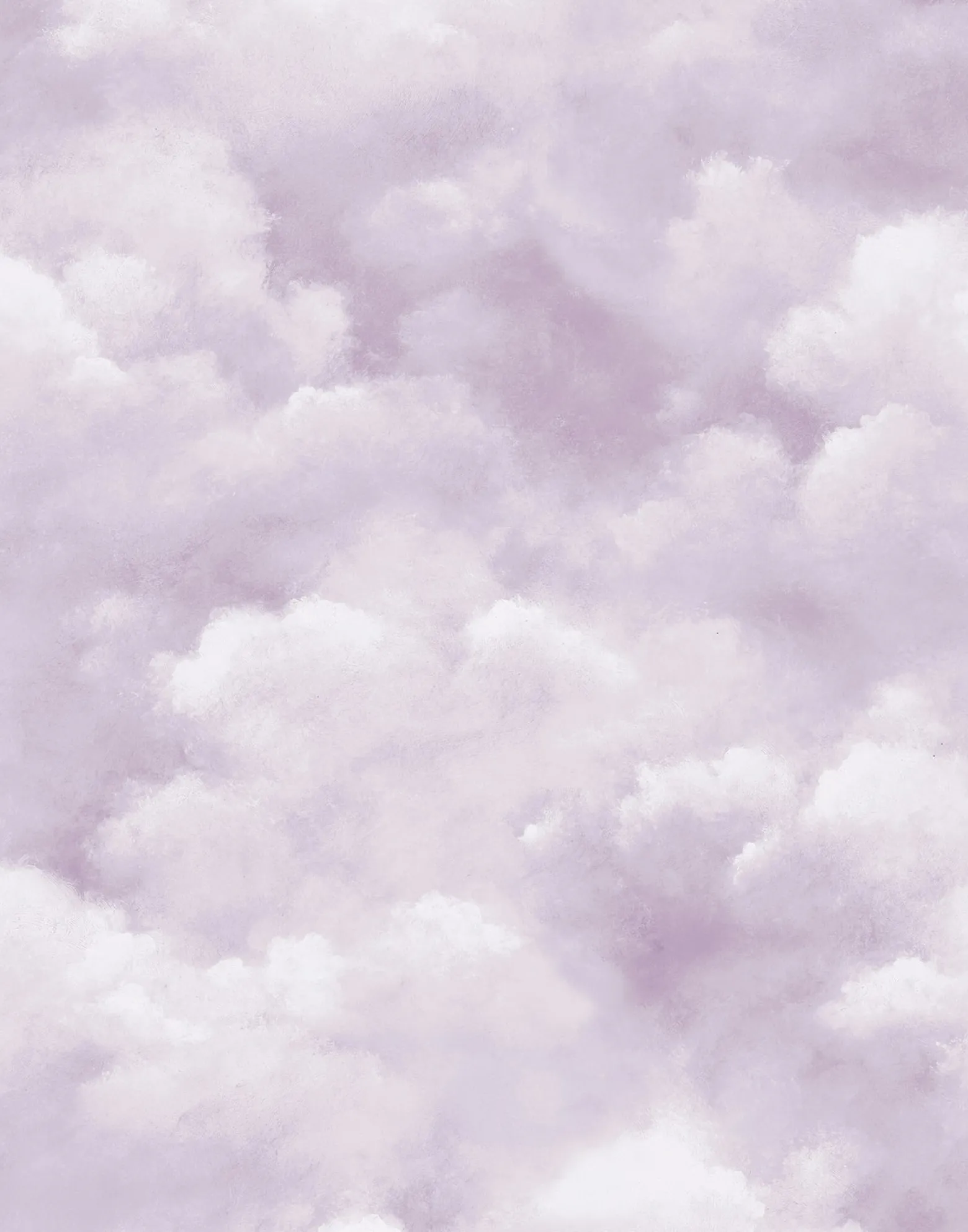 Fototapete Wolken Himmel Muster violett weiß Marburg