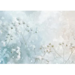Guido Maria Kretschmer Fototapete Floral Blau Creme