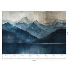 Guido Maria Kretschmer Fototapete Berge Blau Grau