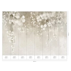 Guido Maria Kretschmer Fototapete Floral Creme Grau