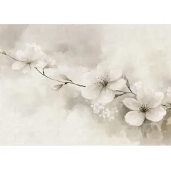 Guido Maria Kretschmer Fototapete Blumen Creme Grau