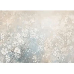 Guido Maria Kretschmer Fototapete Blumen Beige Blau
