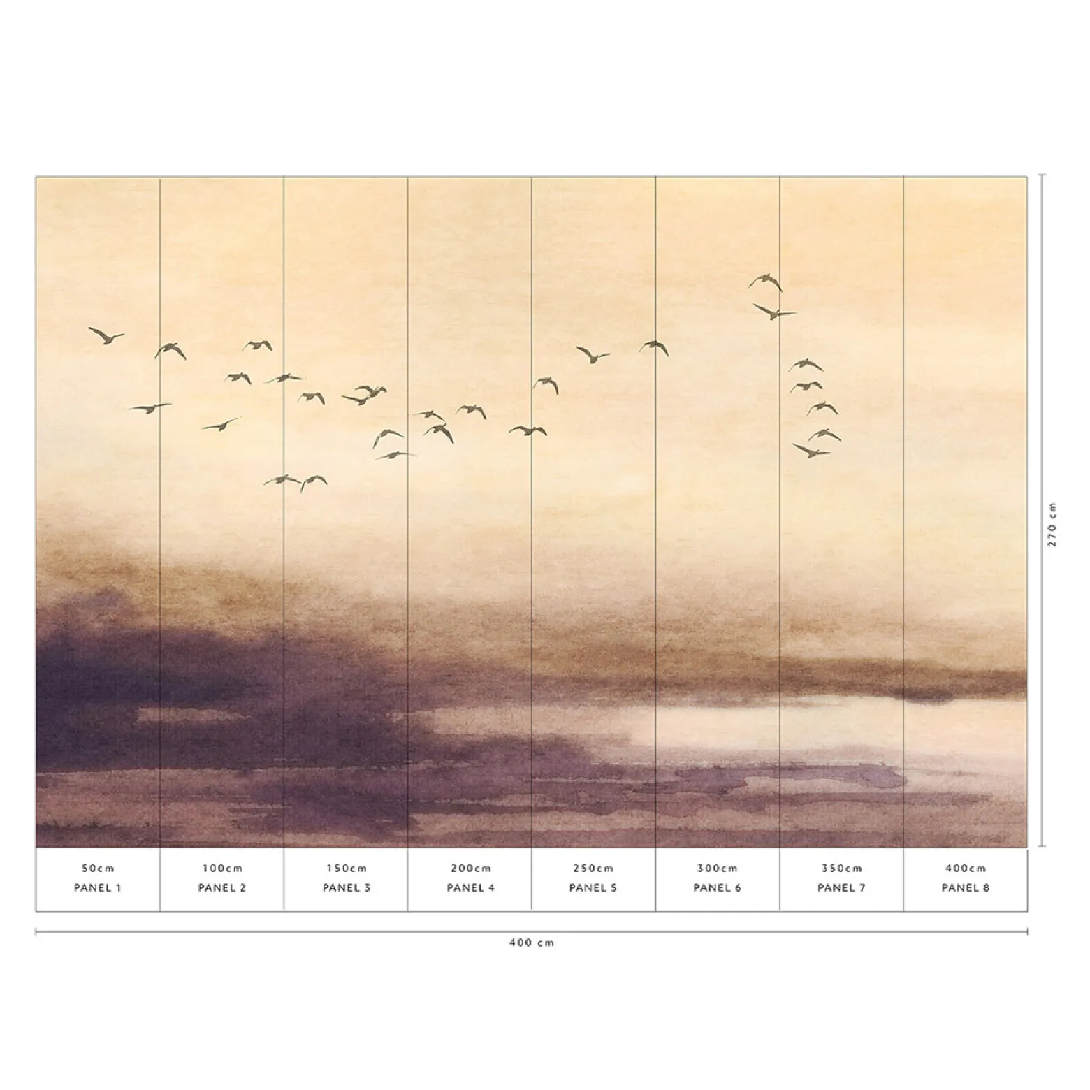 Guido Maria Kretschmer Fototapete Landschaft Beige Braun