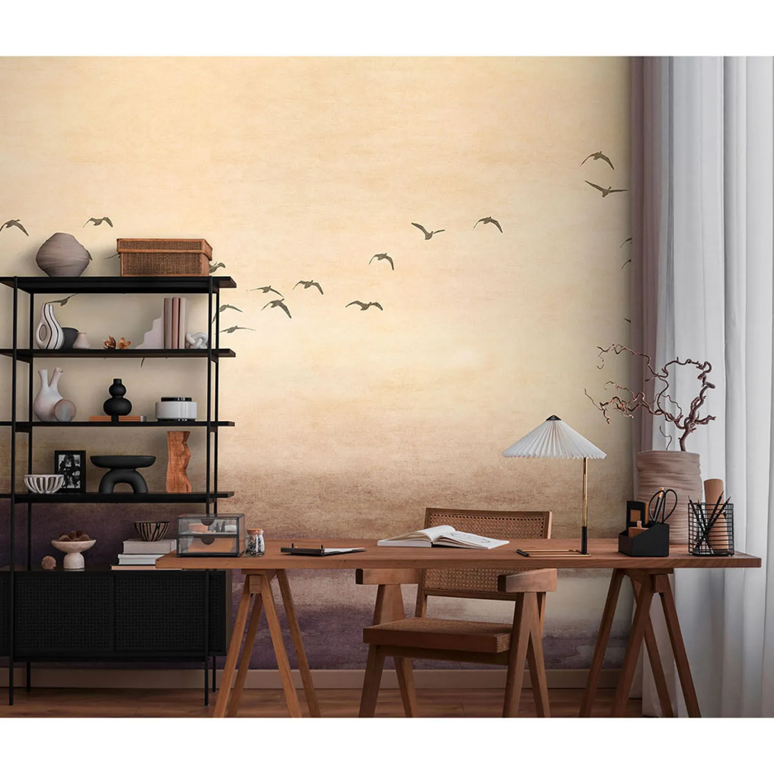 Guido Maria Kretschmer Fototapete Landschaft Beige Braun