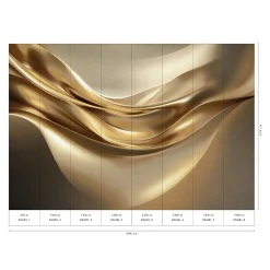 Guido Maria Kretschmer Fototapete Stoffoptik Gold