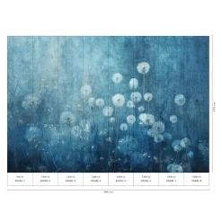 Guido Maria Kretschmer Fototapete Blumen Blau Weiß