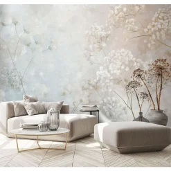 Guido Maria Kretschmer Fototapete Blumen Blau Beige
