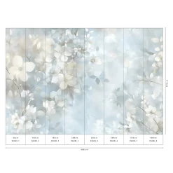 Guido Maria Kretschmer Fototapete Blumen Blau Grau