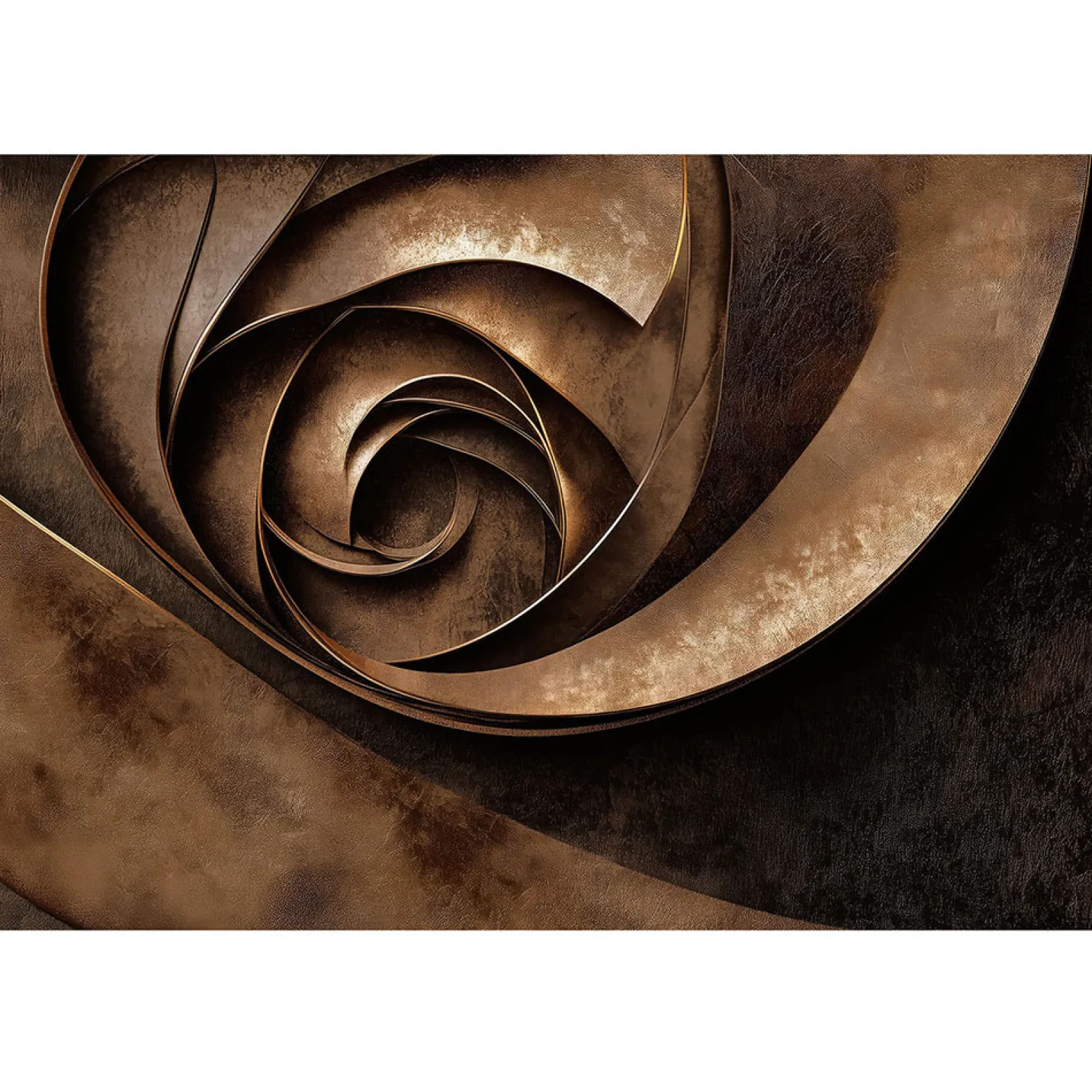Guido Maria Kretschmer Fototapete Grafik Braun Gold