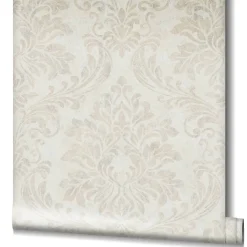 GZSZ Vliestapete Barock Shabby Beige Metallic 34812