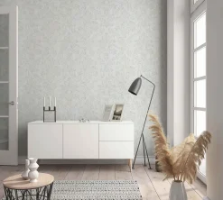 GZSZ Vliestapete Barock Shabby Weiß Beige Metallic 34811