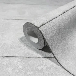 GZSZ Vliestapete Beton Optik Steine Hellgrau 34860