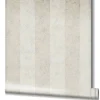 GZSZ Vliestapete Streifen Shabby Beige Gold Metallic 34820