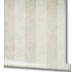GZSZ Vliestapete Streifen Shabby Beige Gold Metallic 34820