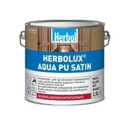 Herbol Herbolux Aqua PU Satin 2,5 L weiß seidenglänzend