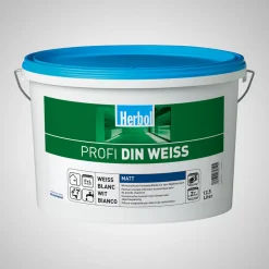 Herbol Profi DIN Innenwandfarbe 12,5 l Matt Weiß Altweiß