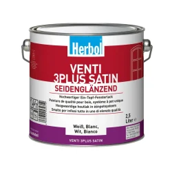 Herbol Venti 3Plus Satin 2,5 L seidenglänzend weiß