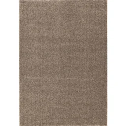 Hochflor Teppich einfarbig braun pflegeleicht Astra Samoa