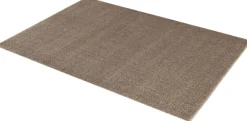 Hochflor Teppich einfarbig braun pflegeleicht Astra Samoa