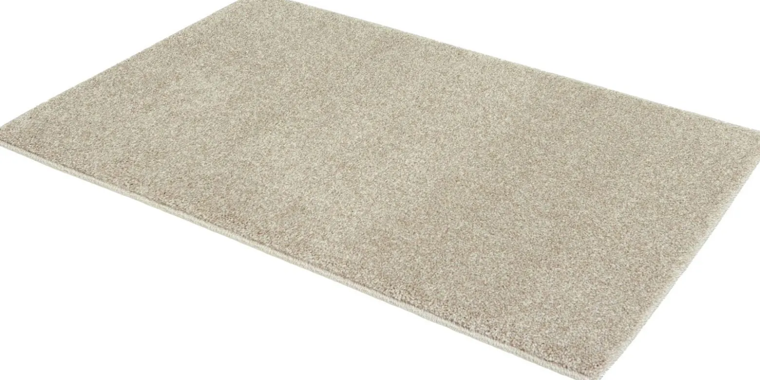 Hochflor Teppich einfarbig beige pflegeleicht Astra Samoa