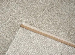 Hochflor Teppich einfarbig beige pflegeleicht Astra Samoa