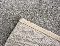 Hochflor Teppich einfarbig grau pflegeleicht Astra Samoa