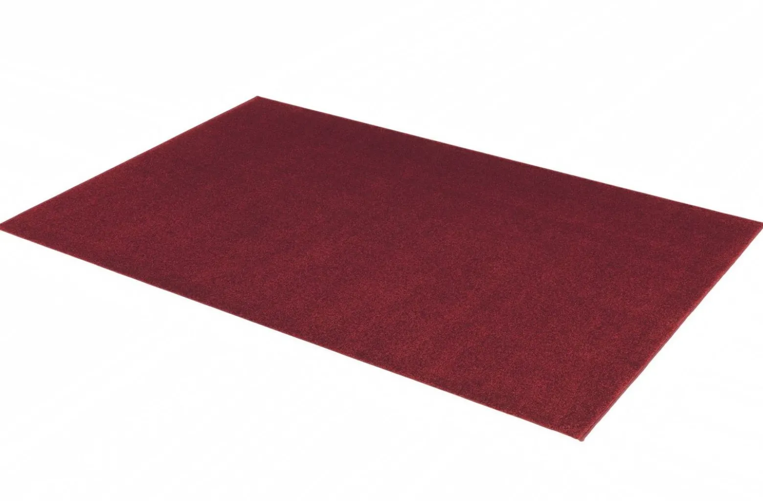 Hochflor Teppich einfarbig rot pflegeleicht Astra Samoa