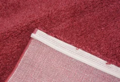 Hochflor Teppich einfarbig rot pflegeleicht Astra Samoa